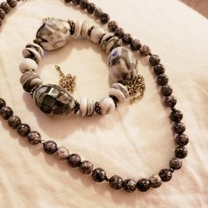 Necklace and bracelet